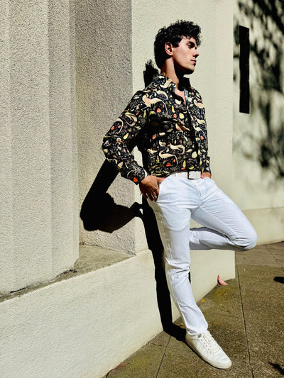 white linen trouser