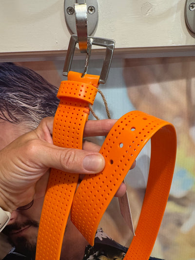 Orange Silicone Belt