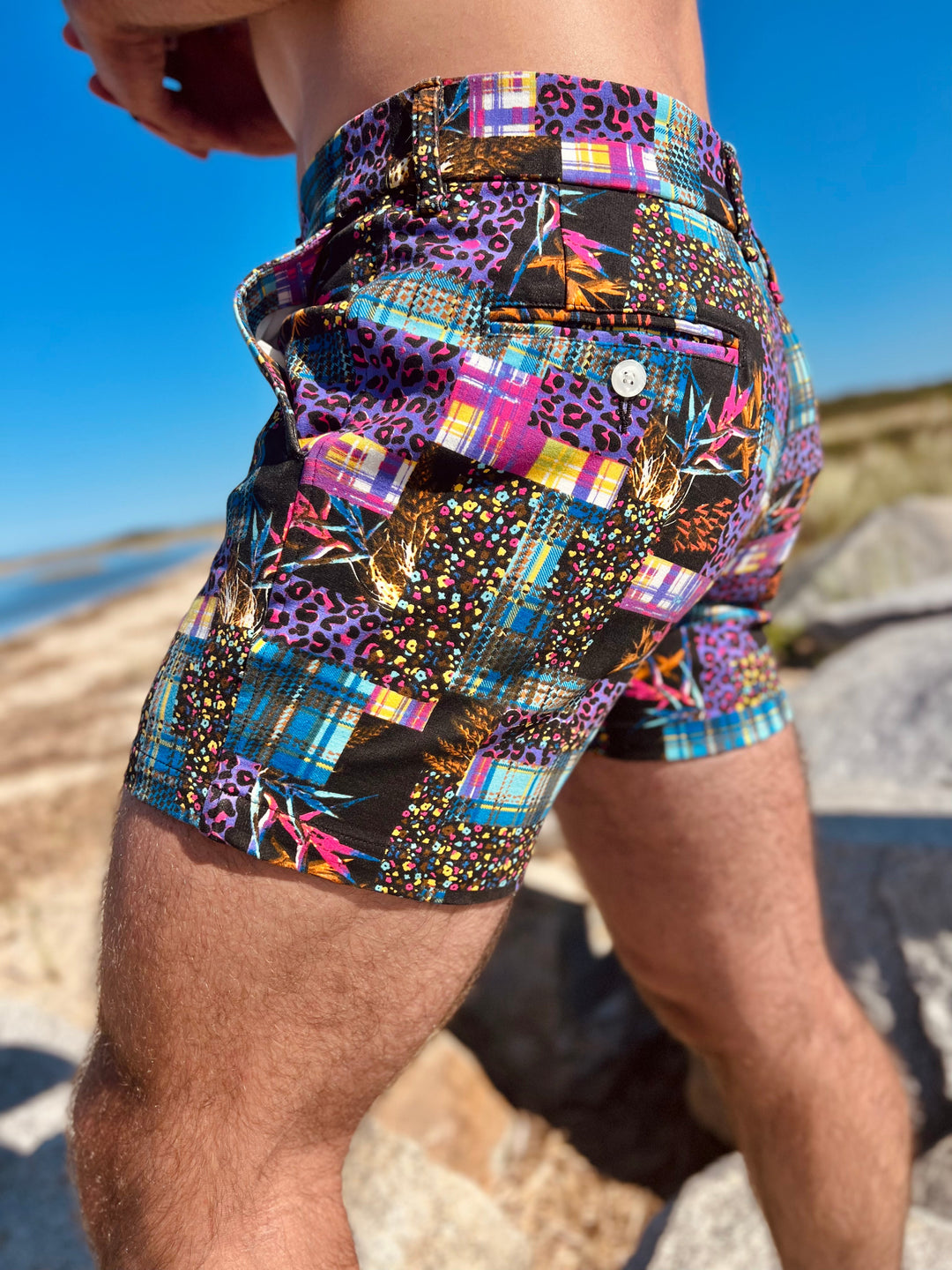 Seaplane Maximally Fuchsia Short – Stretch Floral Print