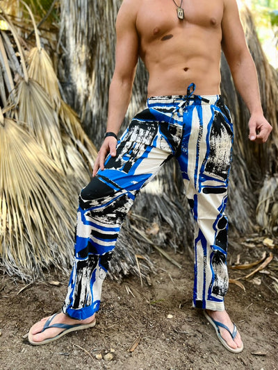 blue tiki lounge pant