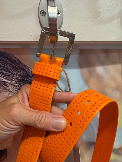 Orange Silicone Belt