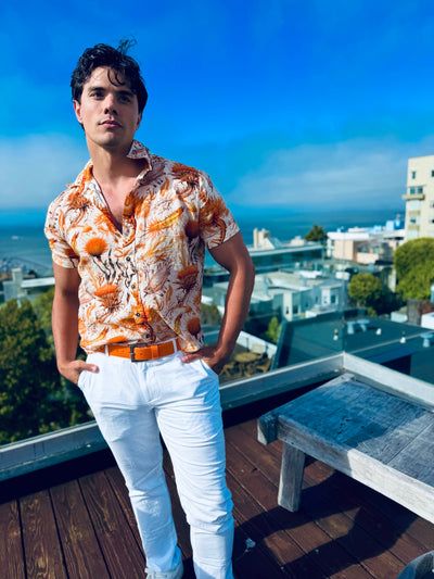white linen trouser