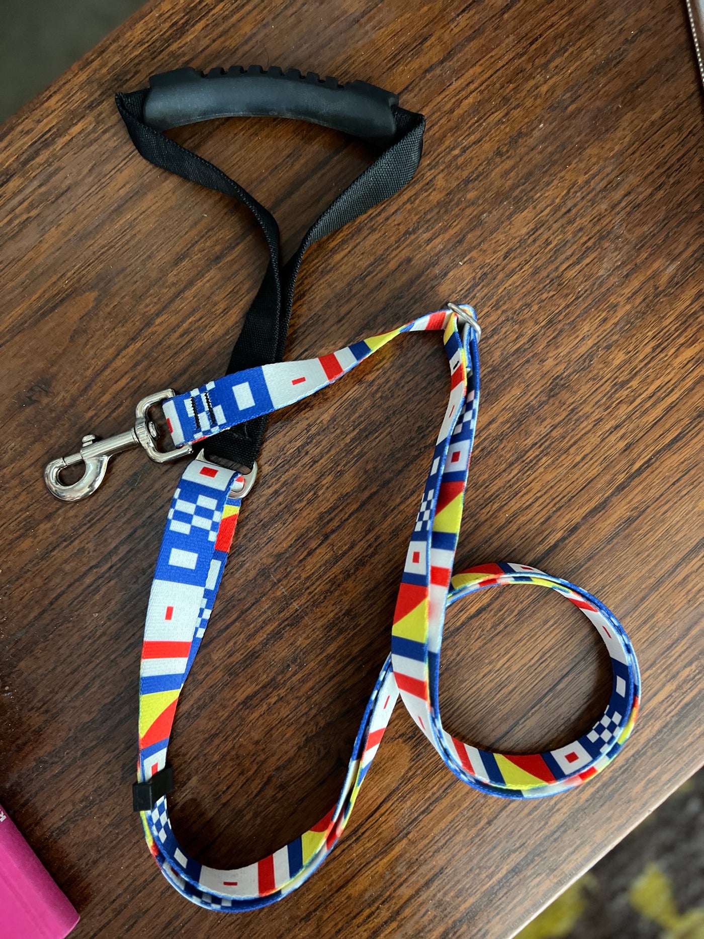 Scott Coffey Nautical Flag Dog Leash