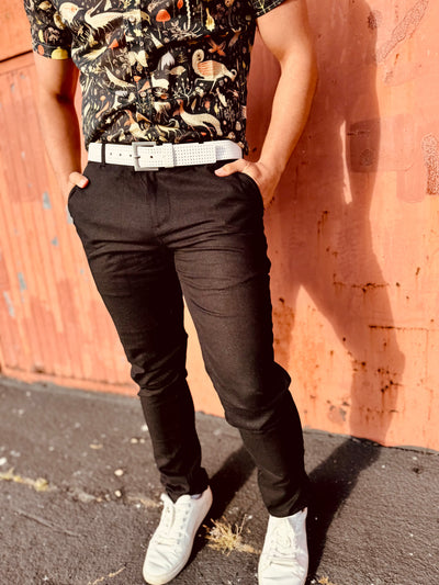 black linen trouser