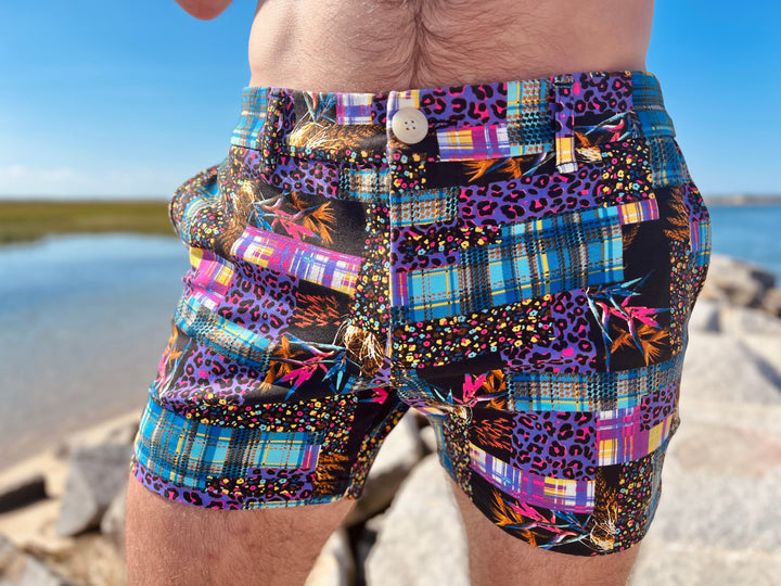 Seaplane Maximally Fuchsia Short – Stretch Floral Print