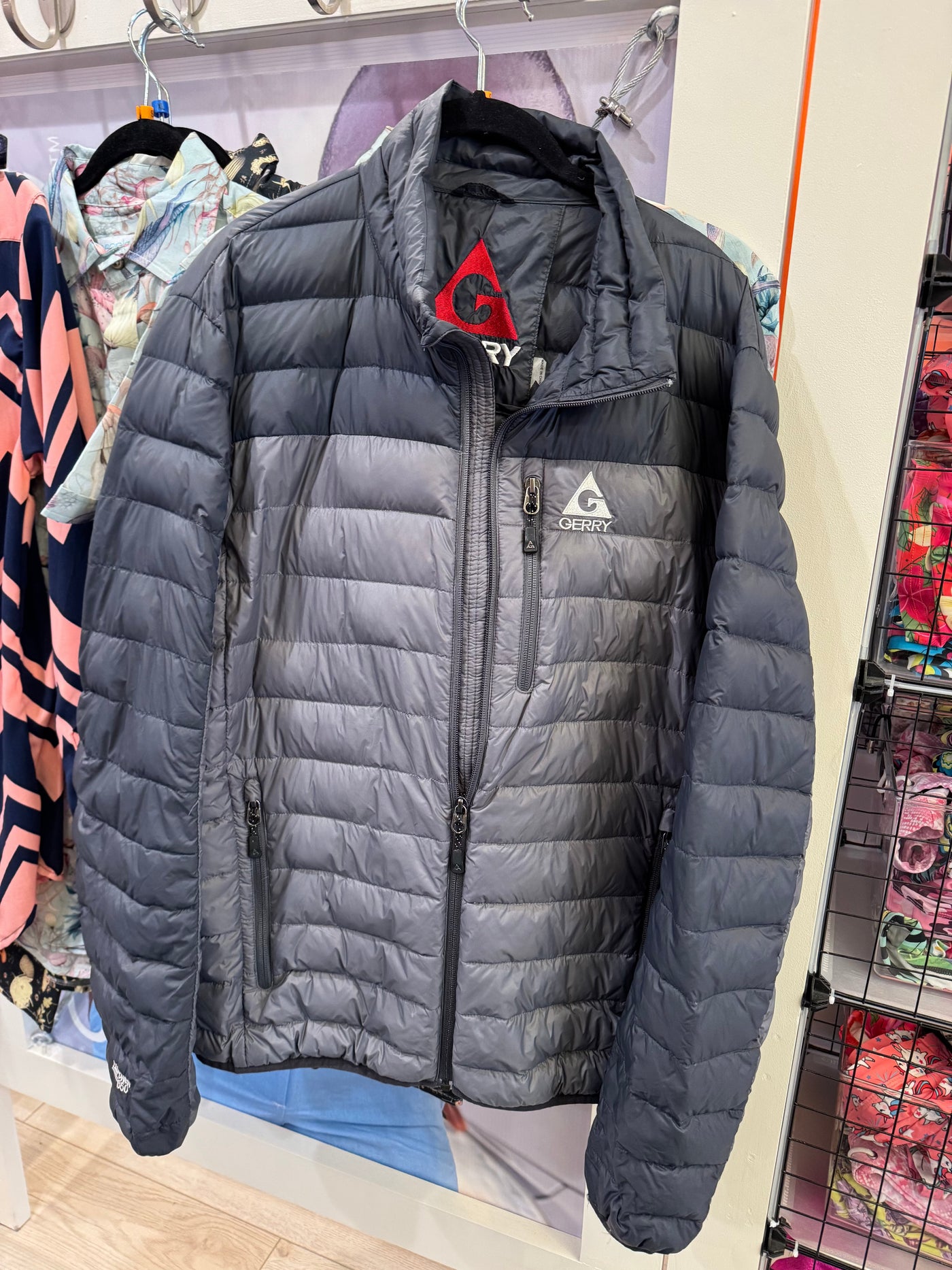 Gerry Men's Puffer Parka, Black and Gray