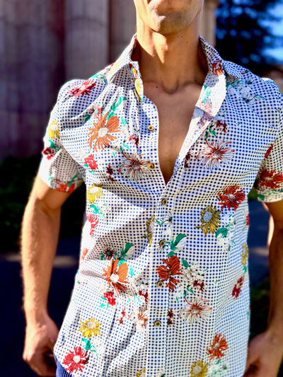 daisy picnic blue SS