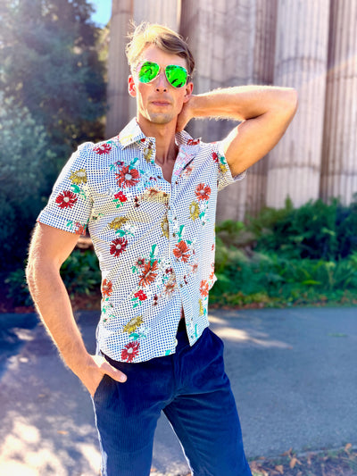 daisy picnic blue SS