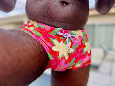 floral fuckit swim trunk