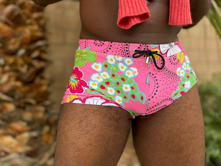 hibiscus pink swim trunk – SEAPLANE SHIRTS