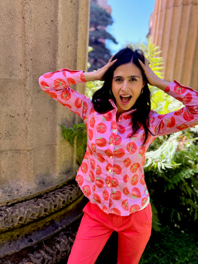 tomato bisque blouse LS