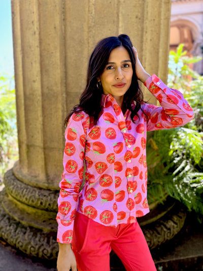 tomato bisque blouse LS