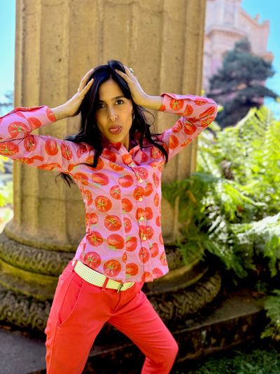tomato bisque blouse LS