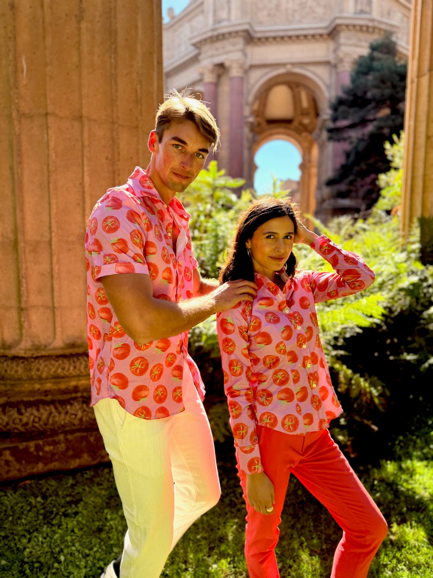 tomato bisque blouse LS