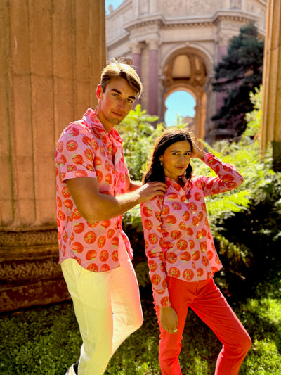 tomato bisque blouse LS