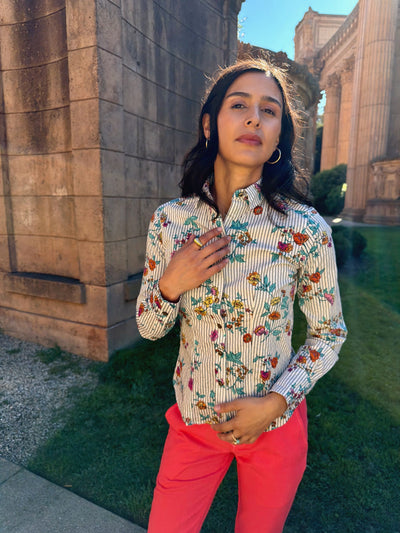 spray matchstick lilac blouse ls