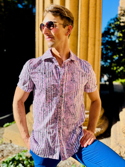 glittery lavender SS