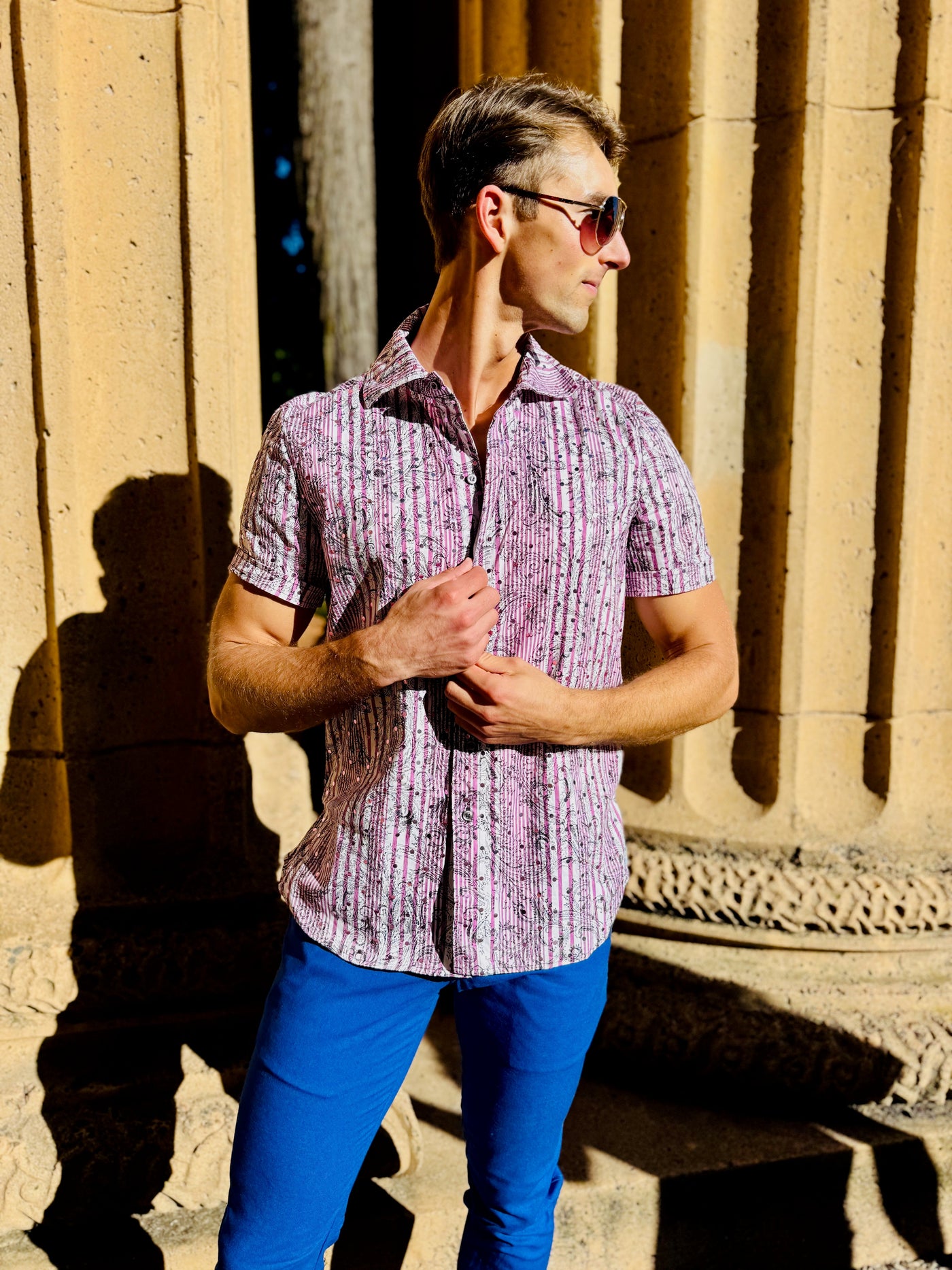 glittery lavender SS