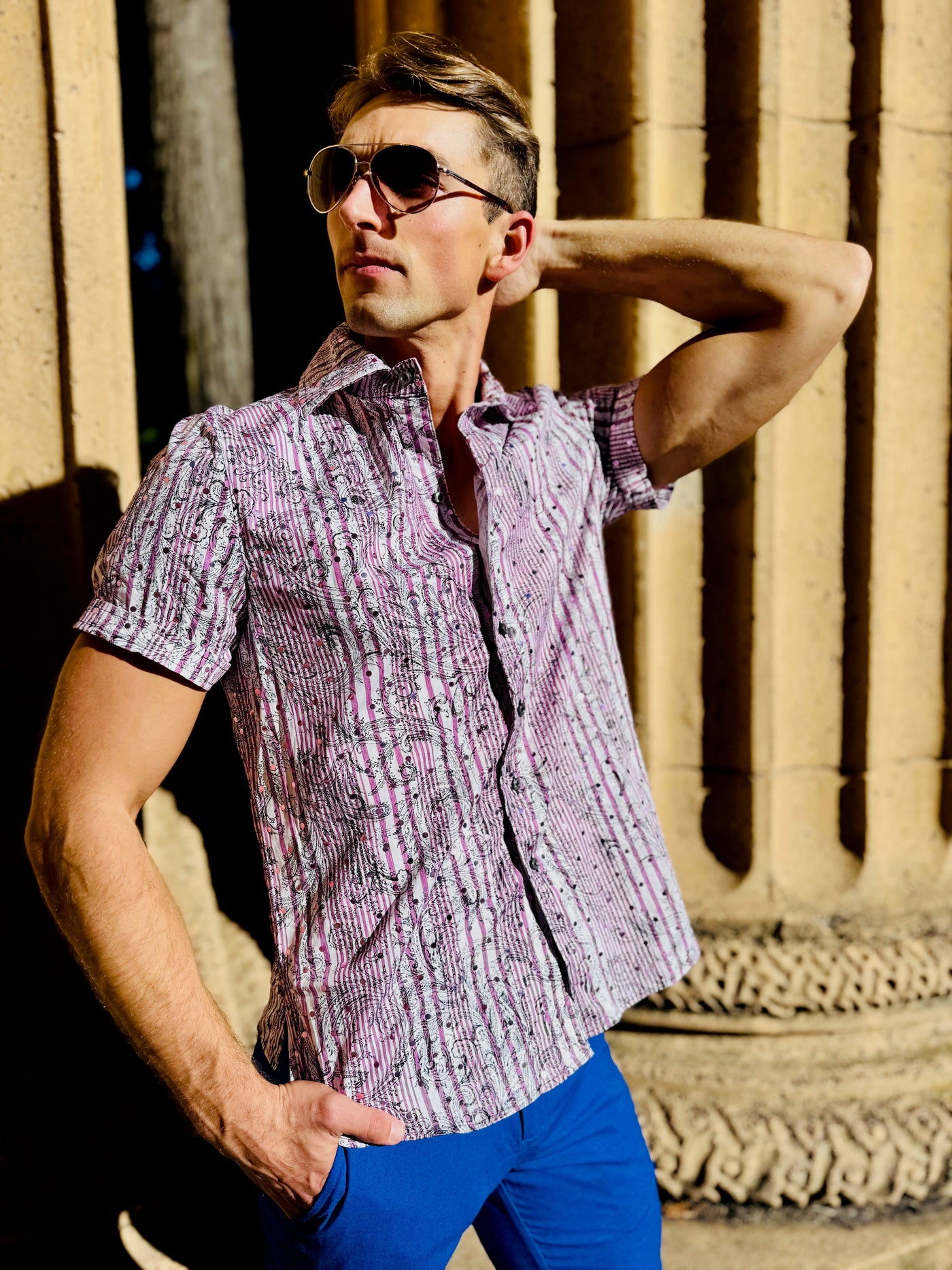 glittery lavender SS