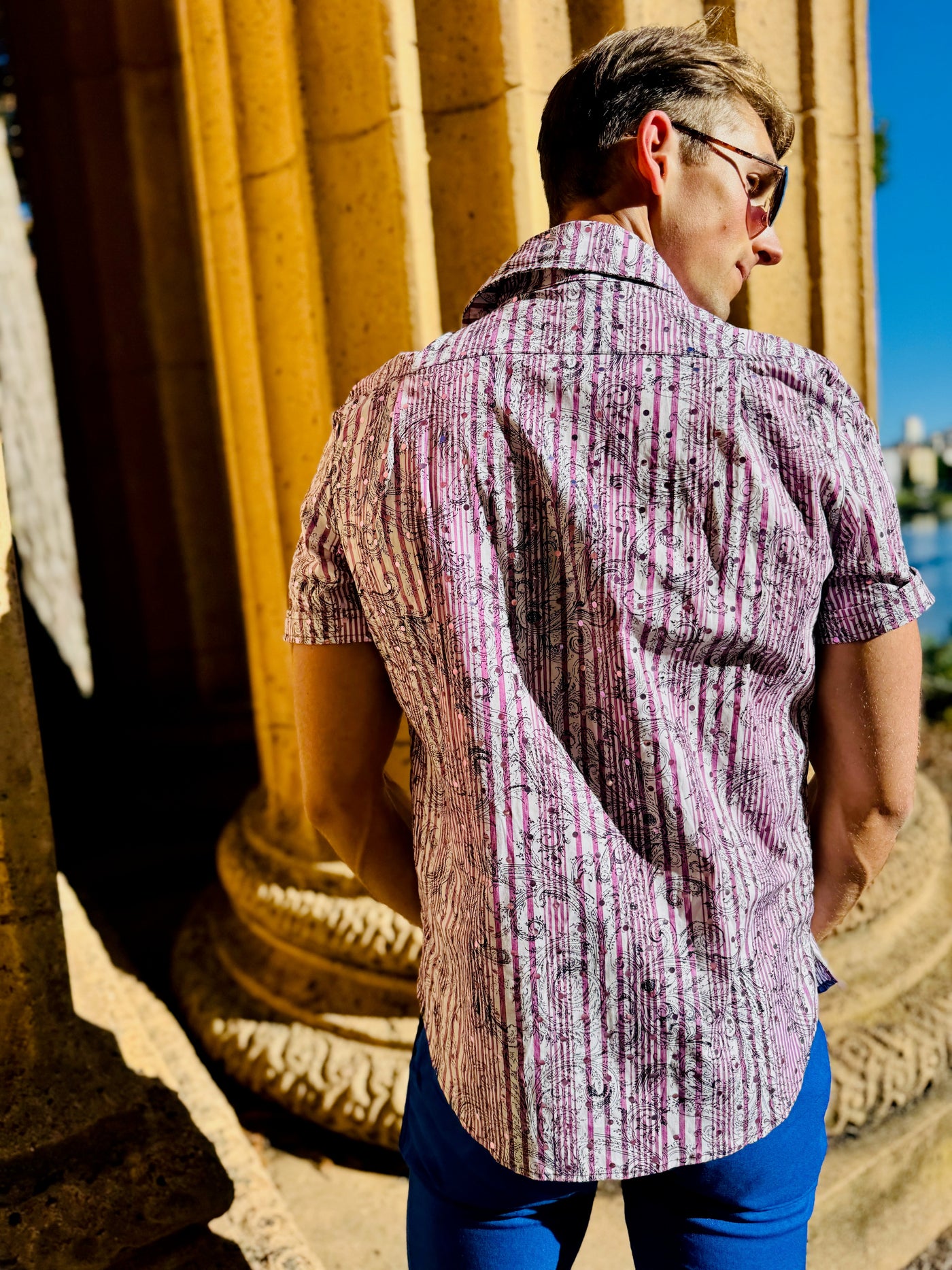 glittery lavender SS