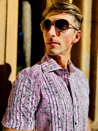 glittery lavender SS