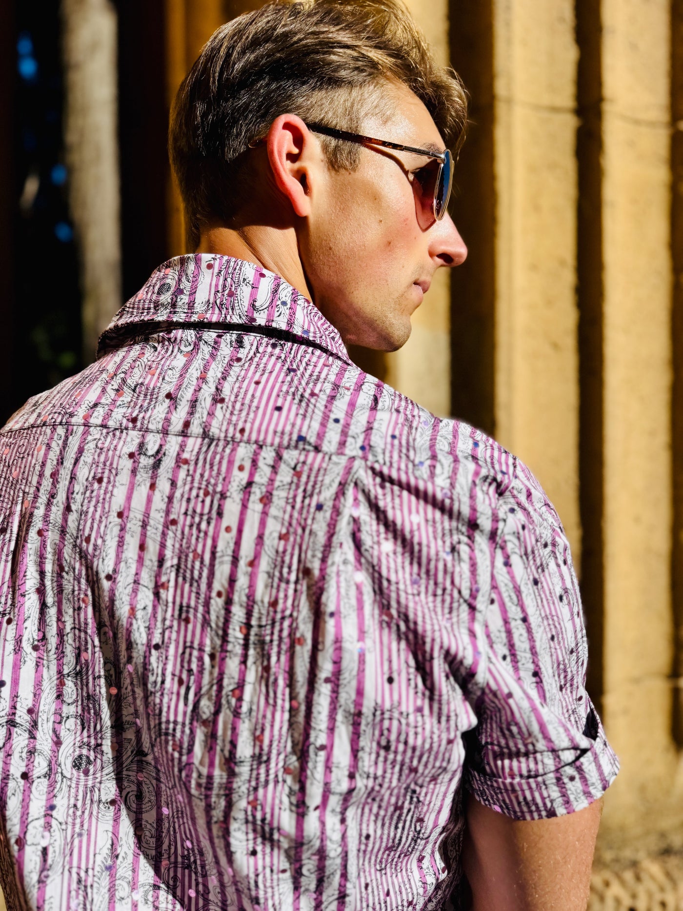 glittery lavender SS