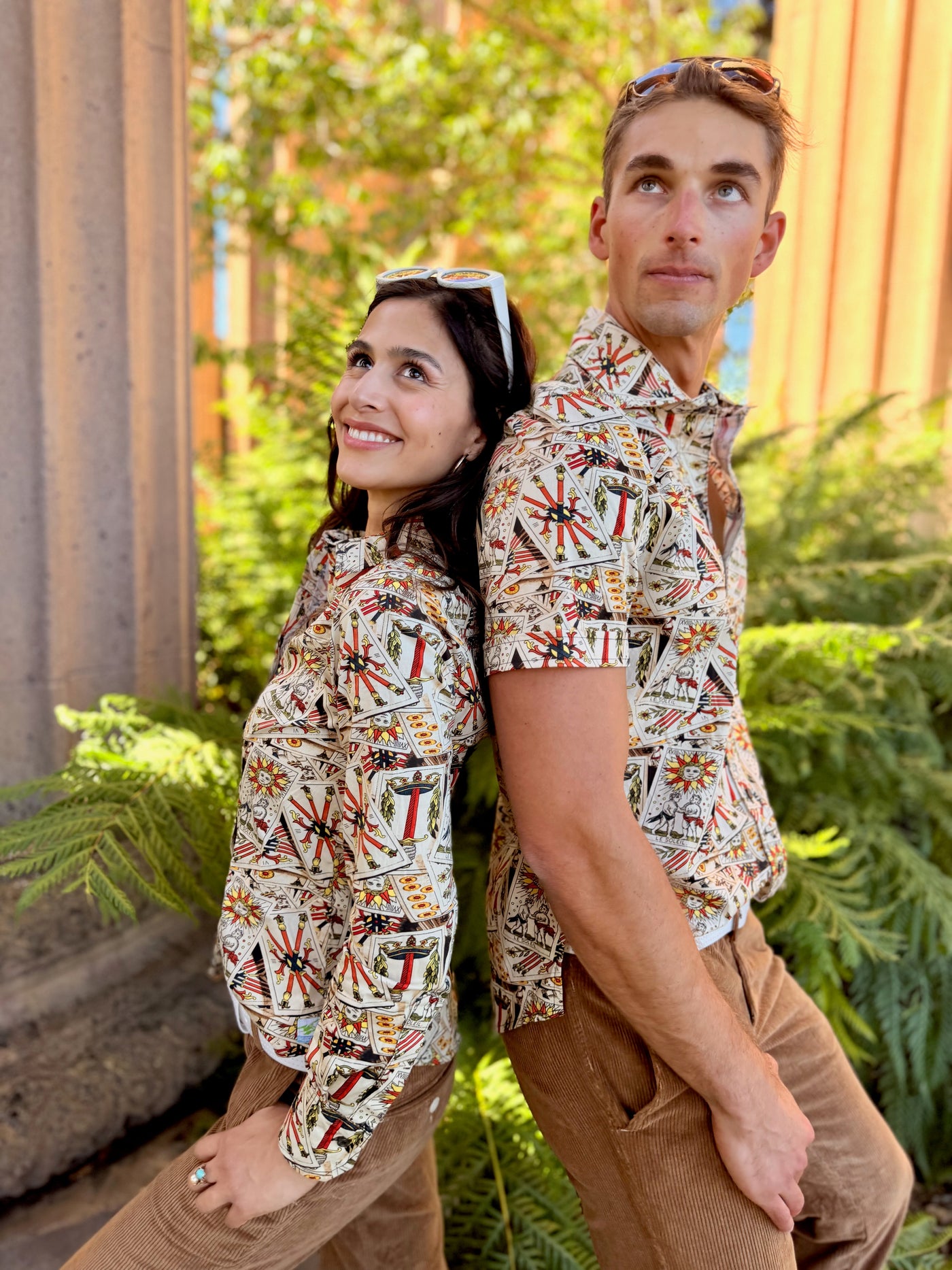 tricky tarot blouse LS