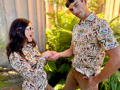 tricky tarot blouse LS