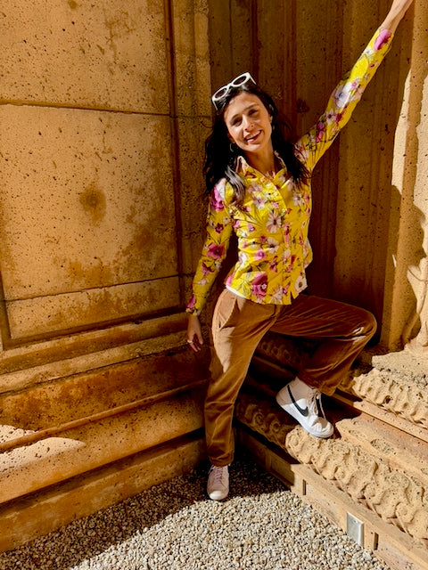 very violet blouse LS