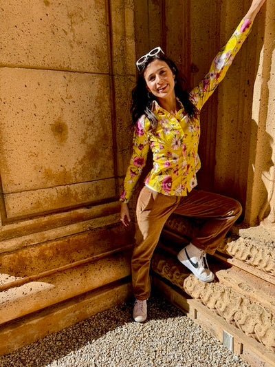 very violet blouse LS