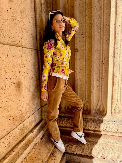 very violet blouse LS