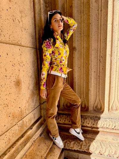 very violet blouse LS