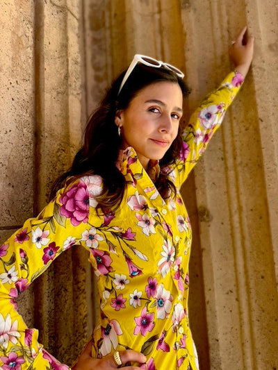 very violet blouse LS