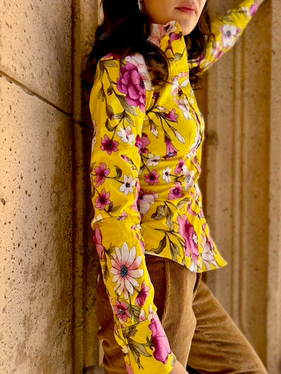 very violet blouse LS