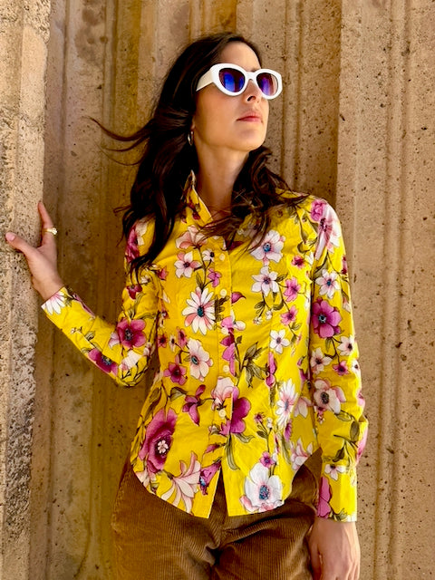 very violet blouse LS