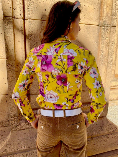 very violet blouse LS