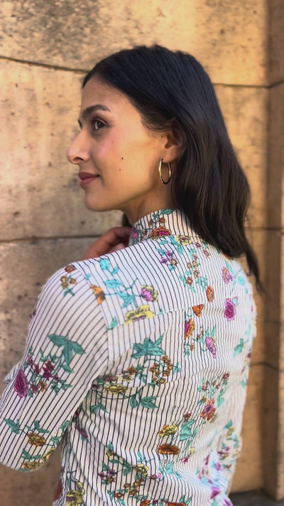 spray matchstick lilac blouse ls