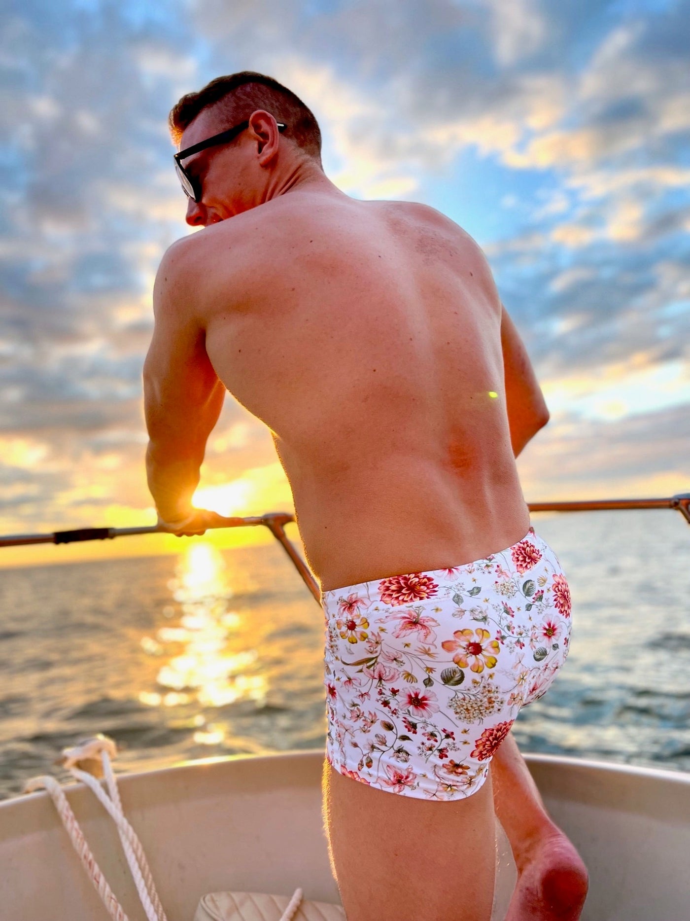 cape bouquet swim trunk