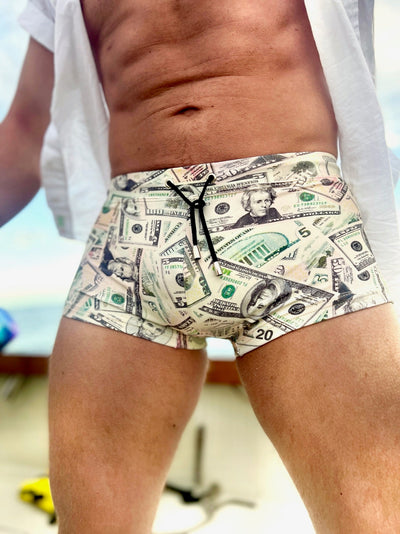 20 dollars is 20 dollars swim trunk