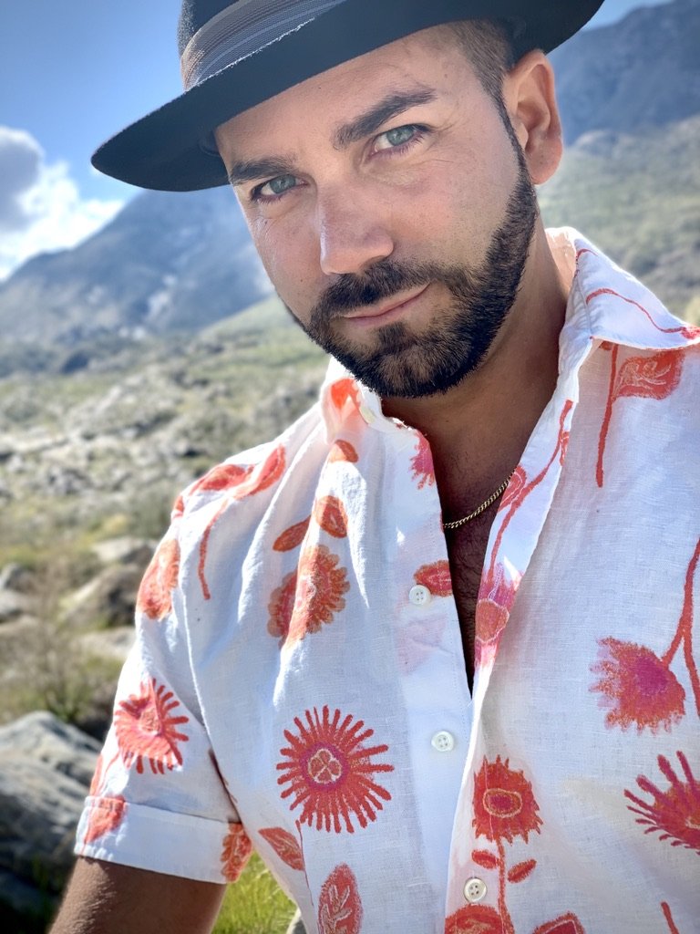 italian linen orange ss