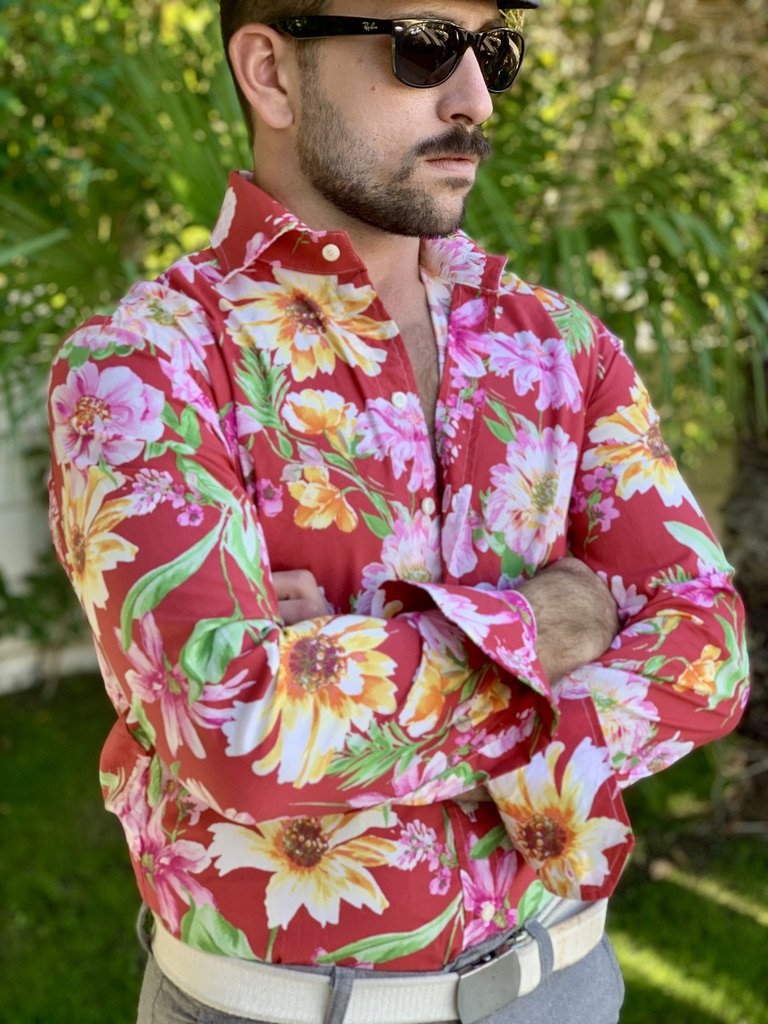 red carnations LS