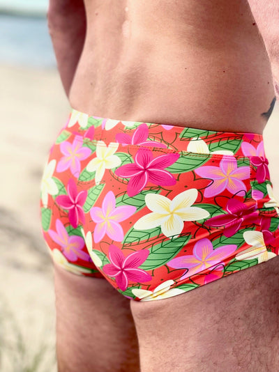 floral fuckit swim trunk