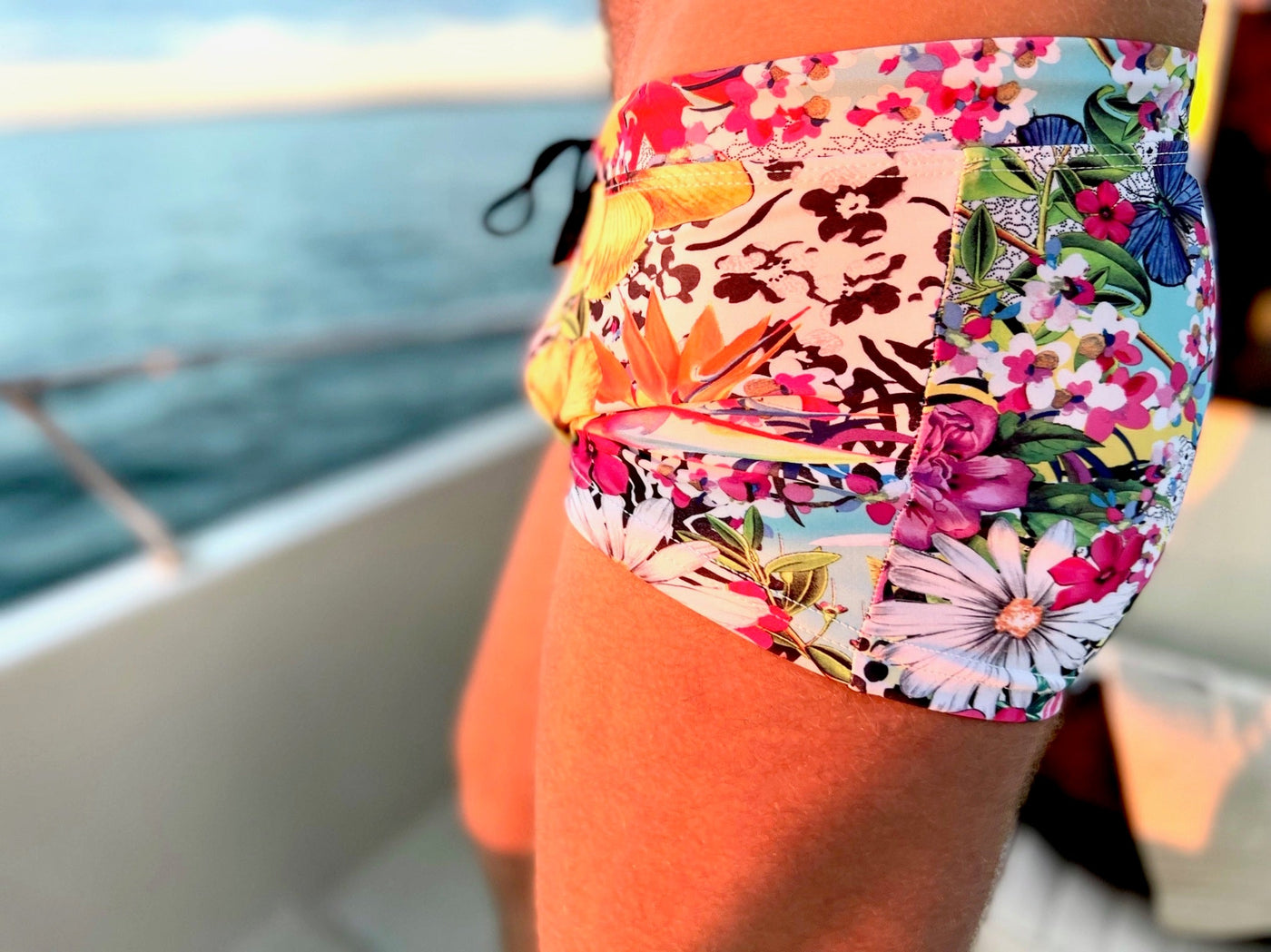 trippy fauna swim trunk