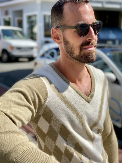 Ballantyne 100% Cashmere V-neck (L/44)