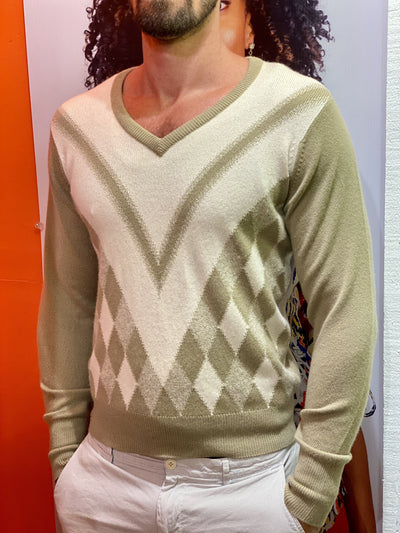 Ballantyne 100% Cashmere V-neck (L/44)