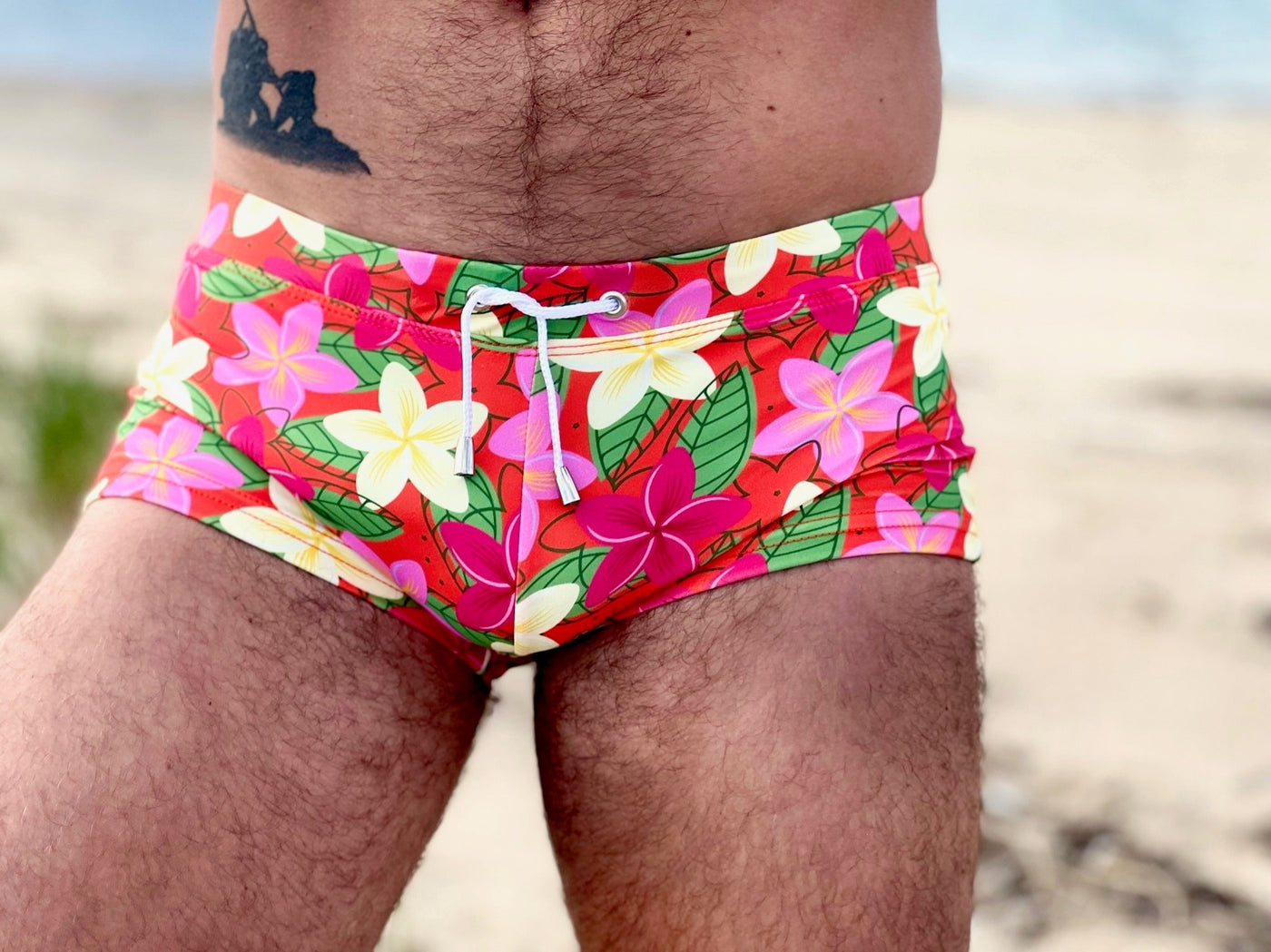 floral fuckit swim trunk