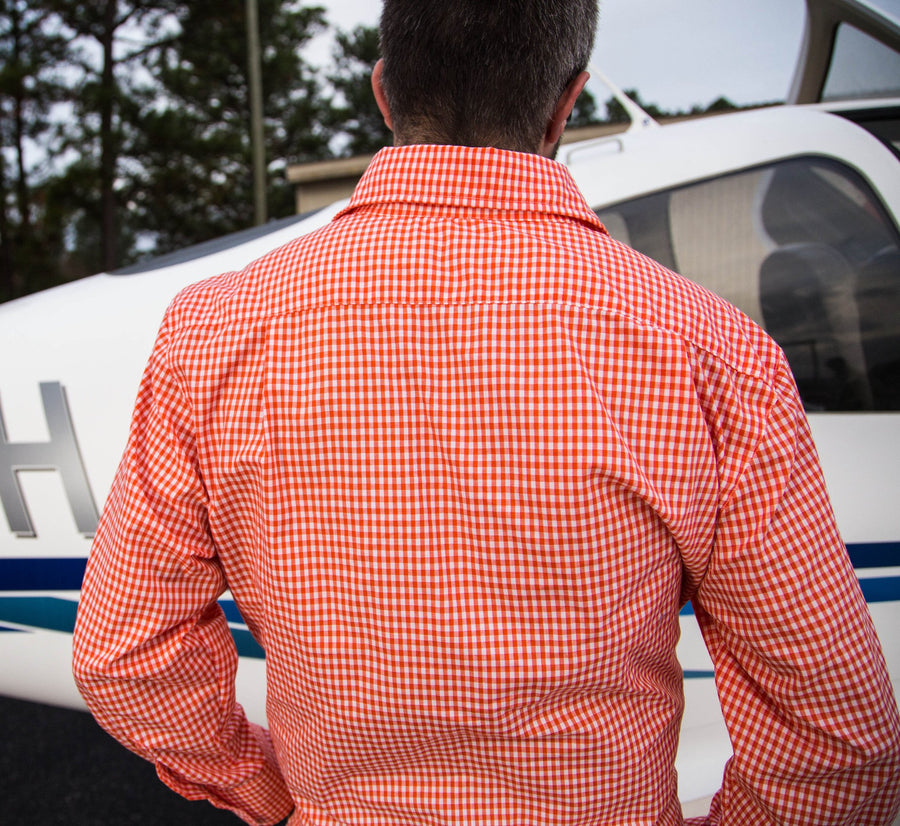 tangerine gingham