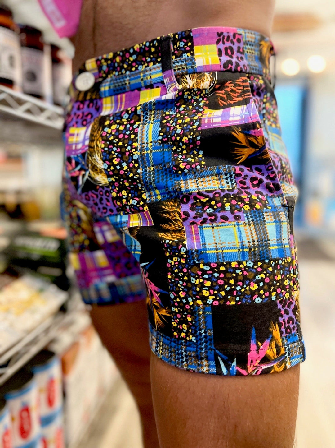 Seaplane Maximally Fuchsia Short – Stretch Floral Print