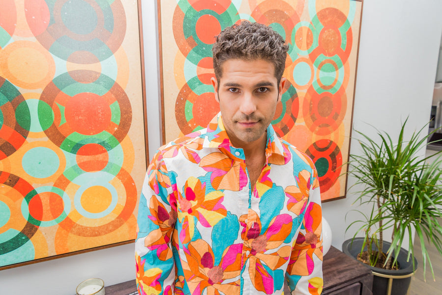 marimekko palma orange