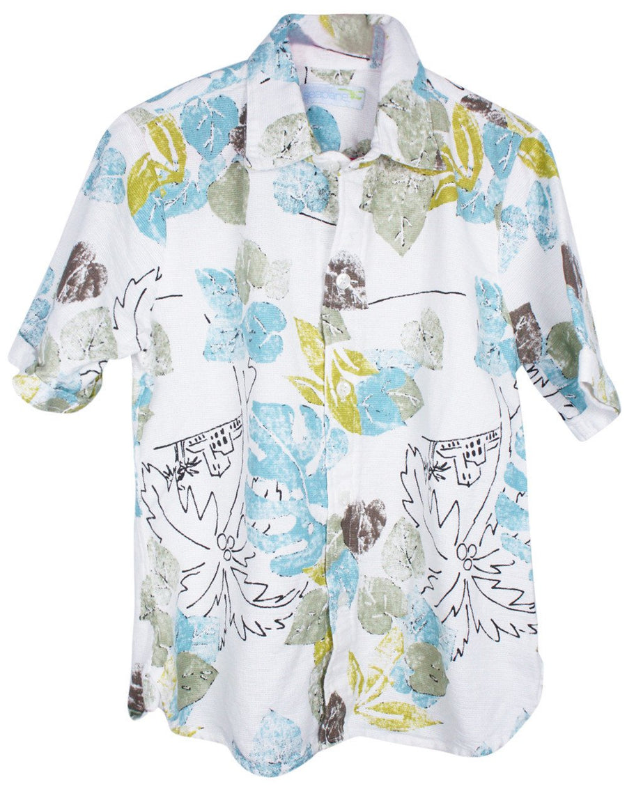 kids' sketchy palms SS